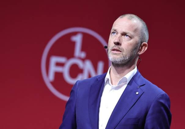 18 11 2025 Soccer Season 2025 2026 2 Soccer Bundesliga General Meeting Annual General Meeting JHV 2025 Sportfoto Zink DaMa xdaxmax Niels Rossow Board Strategy Marketing 1 FC Nürnberg FCN speaks to Clubfan Clubfans FCN Fans Fans Members