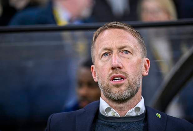 STOCKHOLM, SWEDEN 20251118 Sweden s national team captain Graham Potter during Tuesday s World Cup qualifying match in group B between Sweden and Slovenia at Strawberry arena STOCKHOLM SWEDEN x10050x  Copyright: xPontusxLundahl TTx WORLD CUP QUALIFYING SWEDEN-SLOVENIA
