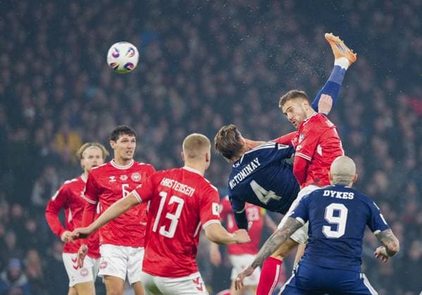 Football, World Cup Qualifier, Scotland - Denmark