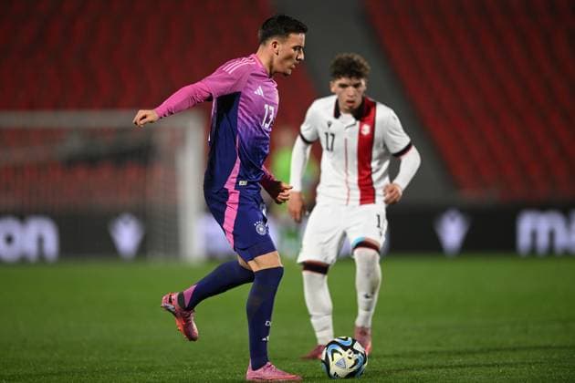 European Under-21 Championship 2027 qualifying round, Georgia 0-2 Germany, Said El Mala ( 13 of Germany Under-21) , November 18, 2025, Mikheil Meskhi stadium, Tbilisi, Georgia Copyright: xx European Under-21 Championship 2027 qualifying round, Georgia 0-2 Germany-07