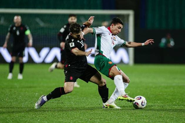Football, World Cup Qualifier, Bulgaria - Georgia