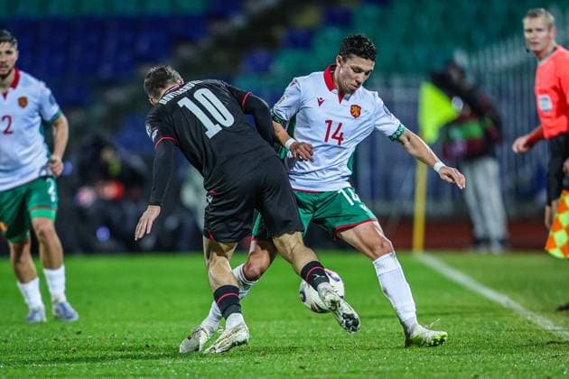 Football - World Cup Qualifiers - Group Stage - Group E - Bulgaria - Georgia - 18.11.2025 Filip Krastev of Bulgaria in action during World Cup Qualifiers, Group Stage, Group E between Bulgaria and Georgia Bulgaria Copyright: xYulianxTodorovx