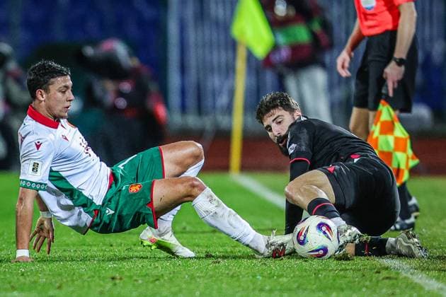 Football - World Cup Qualifiers - Group Stage - Group E - Bulgaria - Georgia - 18.11.2025 Filip Krastev of Bulgaria in action during World Cup Qualifiers, Group Stage, Group E between Bulgaria and Georgia Bulgaria Copyright: xYulianxTodorovx