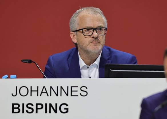 18 11 2025 Football season 2025 2026 2 Football Bundesliga General Meeting Annual General Meeting JHV 2025 Sportfoto Zink DaMa xdaxmax Johannes Bisping Member of the Supervisory Board 1 FC Nürnberg FCN pensive