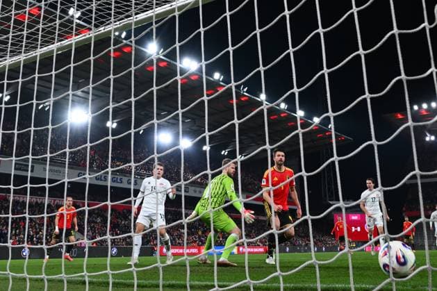Belgium v Liechtenstein - FIFA World Cup, WM, Weltmeisterschaft, Fussball 2026 UEFA Qualifiers LIEGE, BELGIUM - NOVEMBER 18 : Mechele Brandon defender of Belgium scores a goal during the FIFA World Cup 2026 UEFA European Qualifiers group J qualifying round matchday 10 between Belgium and Liechtenstein on November 18, 2025 in Liege, Belgium, 18 11 2025 Liege Belgium  Copyright: xVincentxKalutx