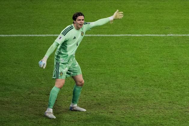 251118 Goalkeeper Jacob Widell Zetterström of Sweden during the FIFA World Cup, WM, Weltmeisterschaft, Fussball Qualifier football match between Sweden and Slovenia on November 18, 2025 in Stockholm. Photo: Johanna Säll BILDBYRAN kod JL JM0752 bbeng fotboll football soccer fotball vm-kval fifa world cup qualifier sverige sweden sverige a slovenien slovenia *** 251118 Goalkeeper Jacob Widell Zetterström of Sweden during the FIFA World Cup Qualifier football match between Sweden and Slovenia on November 18, 2025 in Stockholm Photo Johanna Säll BILDBYRAN code JL JM0752 bbeng fotboll football soccer fotball vm kval fifa world cup qualifier sverige sweden sverige a slovenien slovenia  Copyright: JOHANNAxSÄLL BB251118BB489