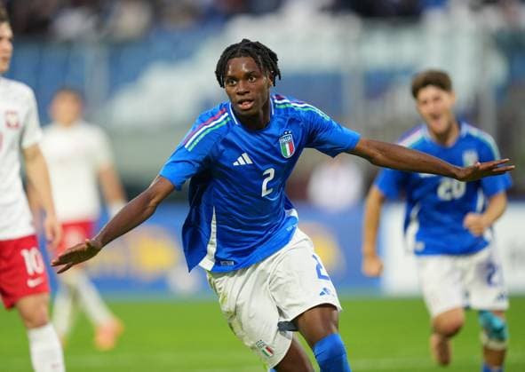 Football, U19 European Championship qualifier, Italy - Poland