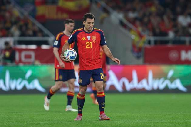 ESP: Spain - Turkey. La Liga EA Sports. Date 6 Mikel Otarzabal of Spain during the World Cup 2026 Qualifying match between Spain and Turkey played at La Cartuja Stadium on November 18, 2025 in Sevilla, Spain. kpng Copyright: xAntonioxPozox xPRESSINx AP_251118_SPA_TUR_027
