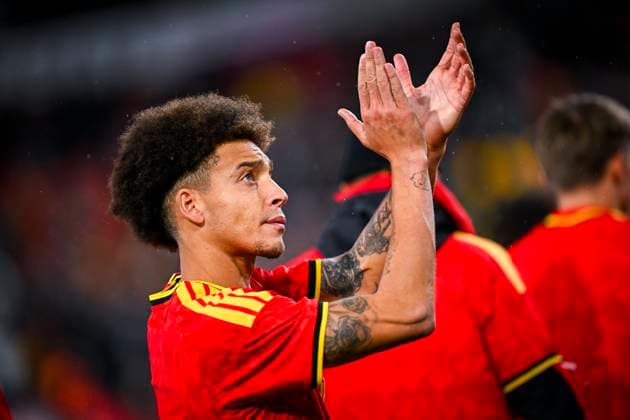 Belgium v Liechtenstein - FIFA World Cup, WM, Weltmeisterschaft, Fussball 2026 UEFA Qualifiers LIEGE, BELGIUM - NOVEMBER 18 : Witsel Axel midfielder of Belgium after the game pictured celebrating the qualification for the 2026 FIFA World Cup after the FIFA World Cup 2026 UEFA European Qualifiers group J match between Belgium and Liechtenstein on November 18, 2025 in Liege, Belgium, 18 11 2025 Liege Belgium  Copyright: xTomasxSiskx