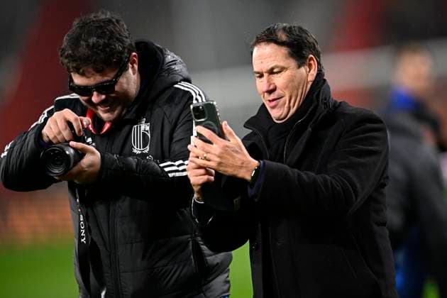 Belgium v Liechtenstein - FIFA World Cup, WM, Weltmeisterschaft, Fussball 2026 UEFA Qualifiers LIEGE, BELGIUM - NOVEMBER 18 : Garcia Rudi head coach of Belgium after the game pictured celebrating the qualification for the 2026 FIFA World Cup after the FIFA World Cup 2026 UEFA European Qualifiers group J match between Belgium and Liechtenstein on November 18, 2025 in Liege, Belgium, 18 11 2025 Liege Belgium  Copyright: xTomasxSiskx