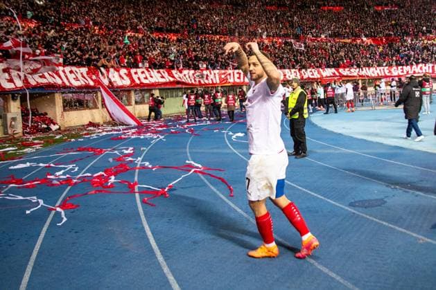 SOCCER - FIFA WC quali, AUT vs BIH VIENNA,AUSTRIA,18.NOV.25 - FIFA World Cup, WM, Weltmeisterschaft, Fussball 2026, European Qualifiers, group stage, OEFB international match, Länderspiel, Nationalmannschaft Austria vs Bosnia and Herzegovina. Image shows the rejoicing of Marko Arnautovic (AUT).  GEPAxpictures xPhilippxBrem