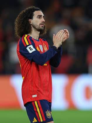 ESP: Spain - Turkey. La Liga EA Sports. Date 6 Marc Cucurella of Spain during the World Cup 2026 Qualifying match between Spain and Turkey played at La Cartuja Stadium on November 18, 2025 in Sevilla, Spain. kpng Copyright: xAntonioxPozox xPRESSINx AP_251118_SPA_TUR_046