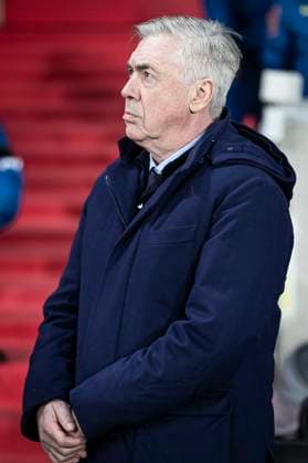 FOOTBALL: International Friendly, Länderspiel, Nationalmannschaft match between Brazil and Tunez at Stade Pierre-Mauroy on November 18, 2025 in Lille, France. Carlo Ancelotti (ITA) manager Brasil head coach  Copyright: xElyxandroxCEGARRAx