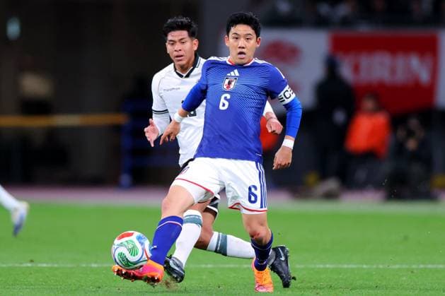 Wataru Endo (JPN), NOVEMBER 18, 2025 - Football Soccer : KIRIN Challenge Cup 2025 match between Japan and Bolivia at the National Stadium in Tokyo, Japan. Noxthirdxpartyxsales  aflo_310837388