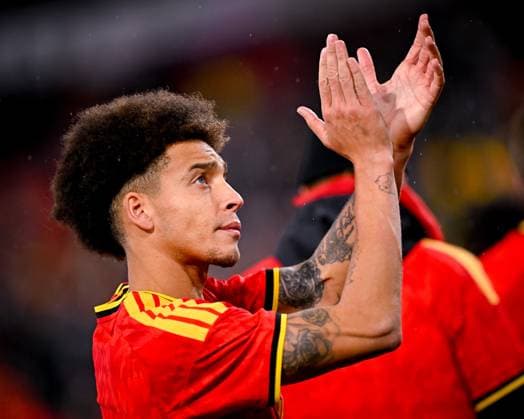 Belgium v Liechtenstein - FIFA World Cup, WM, Weltmeisterschaft, Fussball 2026 UEFA Qualifiers LIEGE, BELGIUM - NOVEMBER 18 : Witsel Axel midfielder of Belgium pictured celebrating the qualification for the 2026 FIFA World Cup after the FIFA World Cup 2026 UEFA European Qualifiers group J match between Belgium and Liechtenstein on November 18, 2025 in Liege, Belgium, 18 11 2025  Copyright: xTomasxSiskx