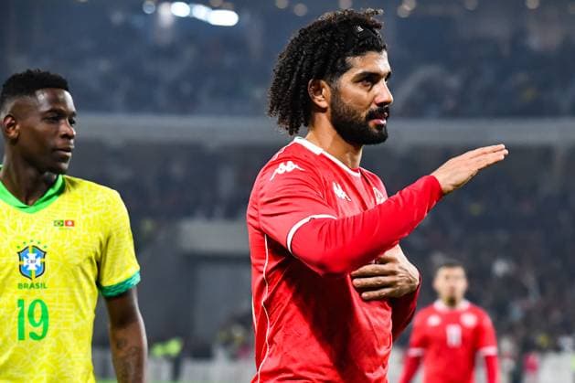 FOOTBALL: BRESIL - TUNISIE Baptiste AUTISSIER MAXPPP - Villeneuve-d Ascq 18 11 2025 Baptiste AUTISSIER Maxppp Lille ; 18 11 2025 ; Ferjani Sassi lors du match Bresil vs Tunisie match preparatif pour la CAN 2025 a Lille le 18 novembre 2025. Villeneuve-d Ascq Villeneuve-d Ascq Haut de France France  Copyright: xMAXPPPxBaptistexAUTISSIERx BAU202511182995 BAU202511182995