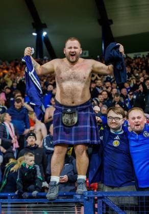 Scotland v Denmark, UEFA World Cup Qualifier Scotland fans celebrate  Copyright: xKennyxRamsay.Scotlandx NINTCHDBPICT001039448056