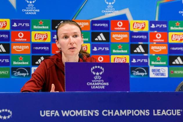 Football, Women CL, OH Leuven Press conference