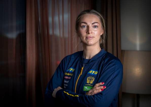HALMSTAD 2025 11 19 Kristin Thorleifsdottir 29 during Wednesday s press conference with the Swedish national handball team at Scandic Hallandia in Halmstad HALMSTAD SWEDEN x50090x  Copyright: xJohanxNilssonx xTTx PRESS MEETING LADIES HANDBALL