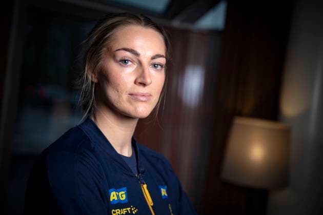 HALMSTAD 2025 11 19 Kristin Thorleifsdottir 29 during Wednesday s press conference with the Swedish national handball team at Scandic Hallandia in Halmstad HALMSTAD SWEDEN x50090x  Copyright: xJohanxNilssonx xTTx PRESS MEETING LADIES HANDBALL