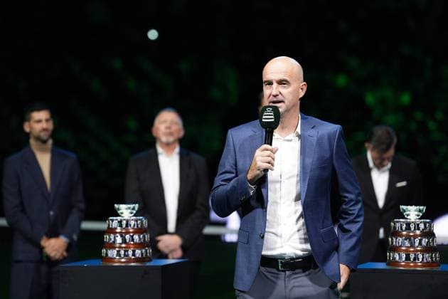 Ivan Ljubicic during a tribute ceremony to Niki Pilic before Davis Cup Finals 2025 Quarterfinals match between Matteo Berrettini (Italy) and Jurij Rodionov (Austria) at Bologna Fiere, Bologna, Italy - November 19, 2025. - Tennis.  Copyright: xMassimoxPaolone LaPressex