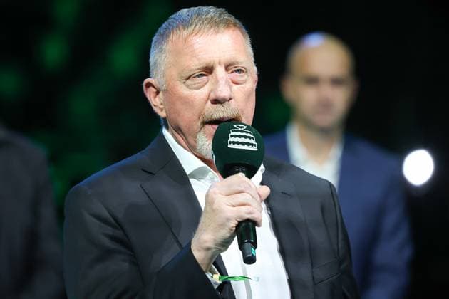 Boris Becker ex tennis player during cerimony during Davis Cup - Final Eight, International Tennis match in Bologna, Italy, November 19 2025  Copyright: xRobertaxCorradin IPAxSportx xipa-agency.netx xx IPA_68133481 IPA_Agency_IPA68133481