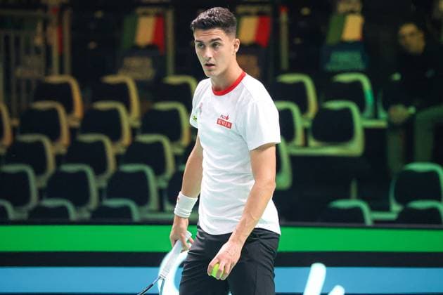 TENNIS - Internazionali di Tennis - Davis Cup - Final Eight Alexander Erler (AUT) during Davis Cup - Final Eight, International Tennis match in Bologna, Italy, November 19 2025 Bologna Italy  Copyright: xIPAxSport ABACAx