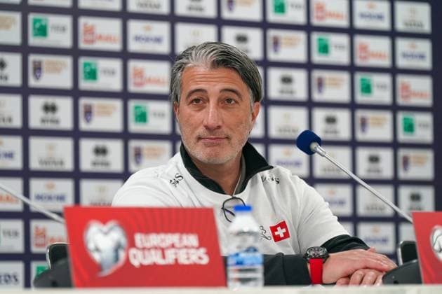 Football, Swiss national team, Press conference