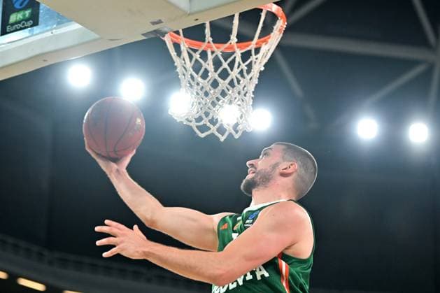 Ljubljana, Slovenia, November 19 2025, Rok Radovic of Cedevita Olimpija in action during the BKT EuroCup basketball match between Cedevita Olimpija (Slovenia) and Veolia Towers (Germany) at Arena Stozice, Ljubljana, Slovenia. (Photo by Igor Kupljenik Sports Press Photo) Copyright: xIgorxKupljenikx xSPPx Sportspressphoto_SPR63674
