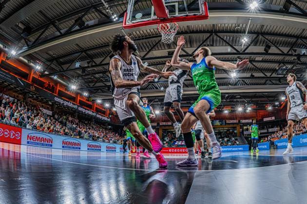 Basketball FIBA Europe Cup, Season 2025 2026, Men, Main Round, Group Stage, Matchday 6, 19 11 2025, RASTA Vechta Dinamo BDS Sassari RASTA Vechta vs Dinamo BDS Sassari Vechta RASTA Dome Lower Saxony Germany