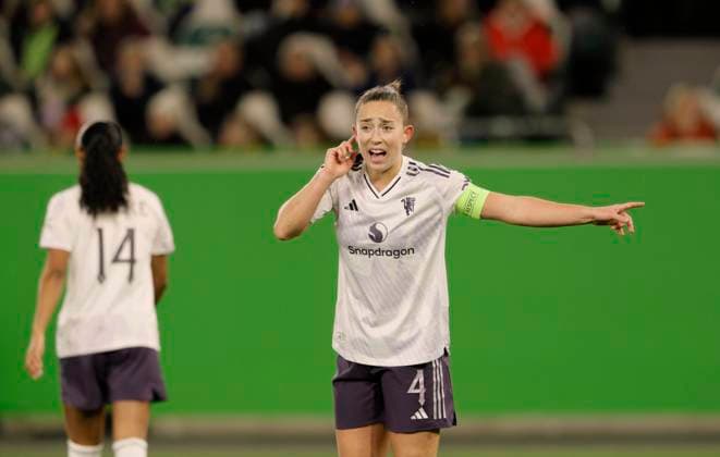 Photo Excitement at Maya Le Tissier Manchester Womens Football Champions League on Wed 19 11 2025 VfL Wolfsburg Manchester United