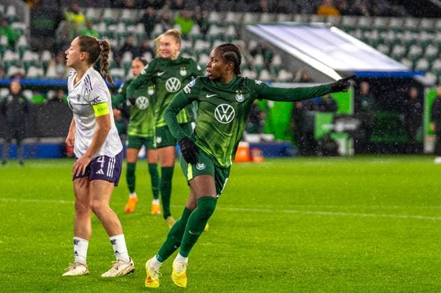 Germany, Football, UEFA, Womens Champions League, Matchday 4 2025 2026 VfL Wolfsburg Manchester United on 19 11 in Wolfsburg Volkswagen Arena Lineth Beerensteyn VfL Wolfsburg 9 Copyright: xSvenxHeidmannx