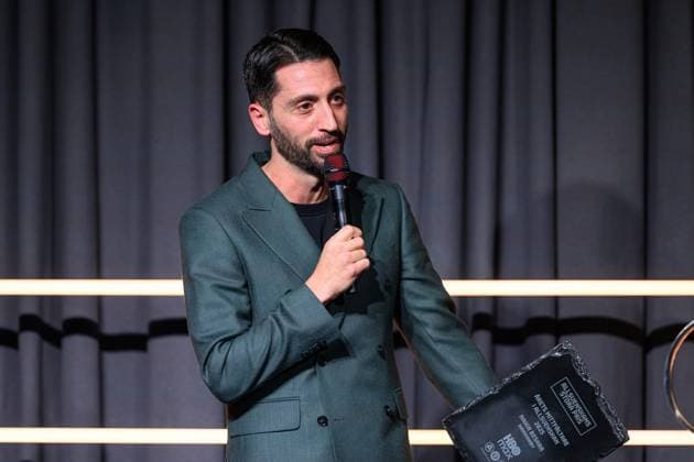 251119 Hammarbys Nahir Besara receives the award for Midfielder of the Year during Allsvenskans Grand Prize on November 19, 2025 in Stockholm  Copyright: EMMAxWALLSKOG BB251119EW037