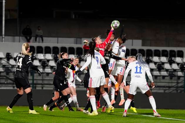Juventus women Pauline Peyraud-Magnin during the UEFA Women s Champions League soccer match between Juventus Women and OL Lyonnes at the Stadium Comunale Vittorio Pozzo La Marmora in Biella, north west Italy - Day 4 - November 19, 2025. - Soccer.  Copyright: xFabioxFerrari LaPressex