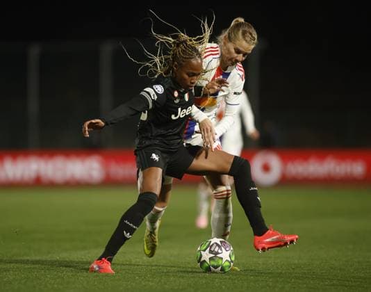 Lindsay Thomas of Juventus Women during the UEFA Women s Champions League 2025-26 football match between Juventus Women and OL Lyonnes on 19 November 2025 at â?? Pozzo-La Marmora Stadium, Biella,Italy. Photo Nderim KACELI  Copyright: xNderimxKaceli IPAxSportx xipa-agency.netx xx IPA_68139515 IPA_Agency_IPA68139515