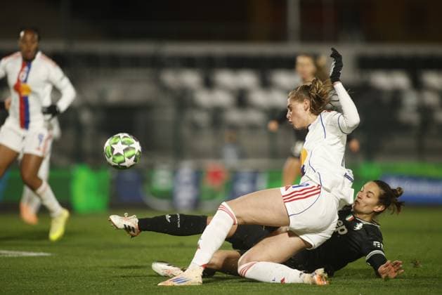 Jule Brand of OL Lyonnes during the UEFA Women s Champions League 2025-26 football match between Juventus Women and OL Lyonnes on 19 November 2025 at â?? Pozzo-La Marmora Stadium, Biella,Italy. Photo Nderim KACELI  Copyright: xNderimxKaceli IPAxSportx xipa-agency.netx xx IPA_68139732 IPA_Agency_IPA68139732
