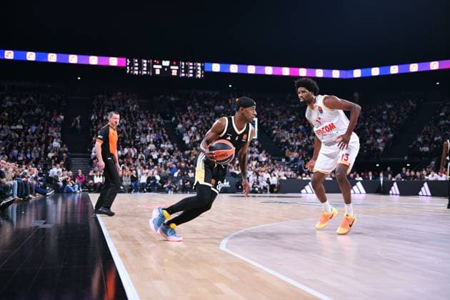 BASKET BALL : LDLC ASVEL vs AS Monaco - Turkish Airlines Euroligue - LDLC ARENA venue - Decines - 19 11 2025 Glynn Watson Jr rom LDLC ASVEL during the Turkish Airlines Euroleague match between LDLC ASVEL and AS Monaco at the LDLC ARENA venue in Decines, France on November 19th 2025  Copyright: xCYRILxALISTERxLESTAGEx
