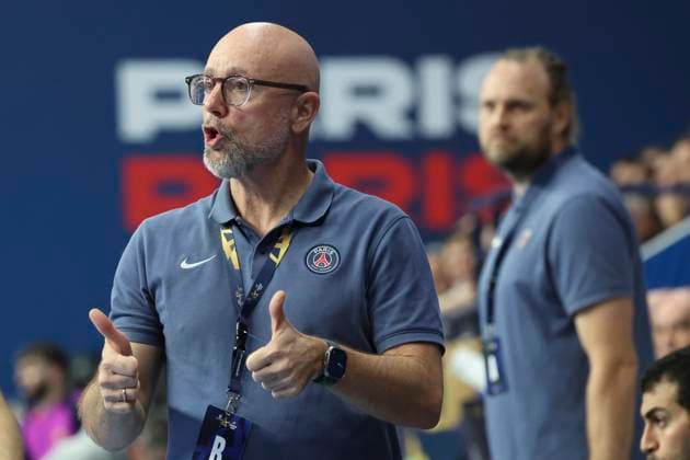 HANDBALL : Paris Saint Germain Vs FC Barcelone - Ligue des Champions - 19 11 2025 Stefan Madsen (Paris Saint Germain) ParisFrance  Copyright: xMichaelxBaucherx