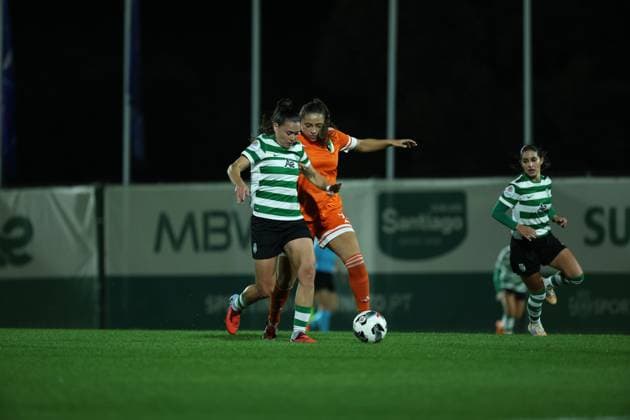 Abigail Harrison ( Glasgow City LFC Women s team ) in action during the match between Sporting CP Womens team and Glasgow City LFC Womens team, valid for UEFA Womens Europa Cup 2025 2026 - round of 16 at Estadio Aurelio Pereira on 19 November 2025. Lisboa Estadio Aurelio Pereira Alcochete Portugal Copyright: xIMAGOx xPRIMExSPORTSxIMAGESx xFILIPExOLIVEIRAx