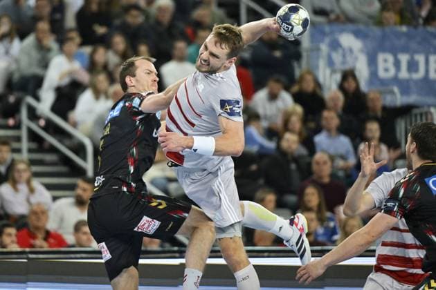 Croatia, Zagreb, 191125. Arena Zagreb. Handball match of the 8th round of the Machineseeker EHF Champions League, RK Zagreb - SC Magdeburg. In the photo: Ihar Bialiauski. Photo: Boris Kovacev CROPIX Copyright: xxBorisxKovacevx zagreb_magdeburg07-191125