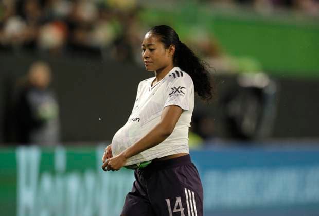 Photo Disappointment at Jayde RIVIERE Manchester Womens Football Champions League on Wed 19 11 2025 VfL Wolfsburg Manchester United