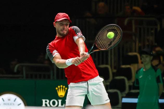 TENNIS - Internazionali di Tennis - Davis Cup - Final Eight Filip Misolic (AUT) during Davis Cup - Final Eight, International Tennis match in Bologna, Italy, November 19 2025 Bologna Italy  Copyright: xIPAxSport ABACAx