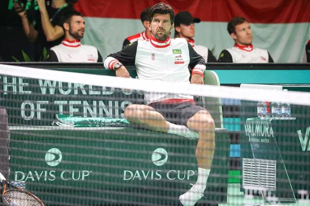 TENNIS - Internazionali di Tennis - Davis Cup - Final Eight Jurgen Melzer (AUT) during Davis Cup - Final Eight, International Tennis match in Bologna, Italy, November 19 2025 Bologna Italy  Copyright: xIPAxSport ABACAx