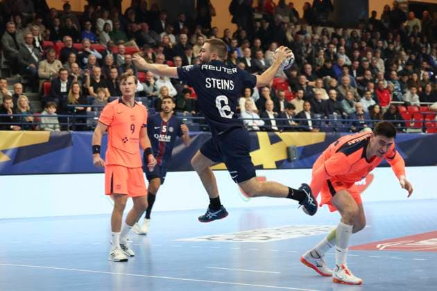 HANDBALL : Paris Saint Germain Vs FC Barcelone - Ligue des Champions - 19 11 2025 Luc Steins (Paris Saint Germain) ParisFrance  Copyright: xMichaelxBaucherx