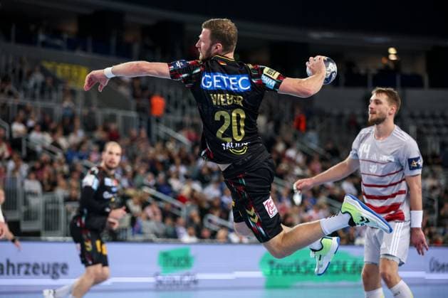 HC Zagreb v SC Magdeburg - EHF Champions League ZAGREB, CROATIA - NOVEMBER 19: Philipp Weber of SC Magdeburg in action during the EHF Champions League match between HC Zagreb and SC Magdeburg at Arena Zagreb on November 19, 2025 in Zagreb, Croatia.  Igorxkralj PIXSELL