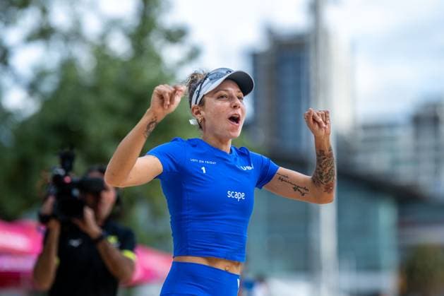 RECORD DATE NOT STATED ADELAIDE, AUSTRALIA - NOVEMBER 19: Molly Shaw (Player 1 - USA) during the Beach volleyball, Beachvolleyball World Championships at Adelaide on November 19, 2025 in Adelaide, Australia. Australia Copyright: xBEAUTIFULxSPORTS PeterxWeberx