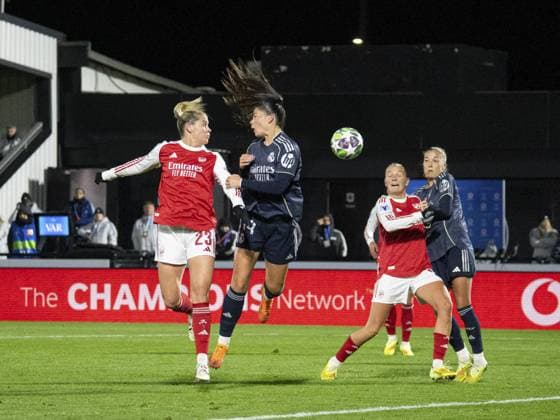 Alessia Russo of Arsenal during the UEFA Women?s Champions League match between Arsenal and Real Madrid at Meadow Park on November 19, 2025 n Borehamwood, England. Copyright: xElliotxLegg SPPx Sportspressphoto_SPR64017