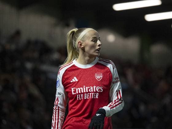 Chloe Kelly of Arsenal during the UEFA Women?s Champions League match between Arsenal and Real Madrid at Meadow Park on November 19, 2025 n Borehamwood, England. Copyright: xElliotxLegg SPPx Sportspressphoto_SPR64024