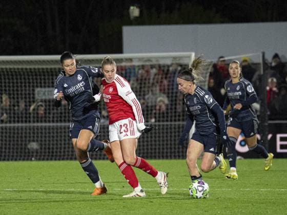Alessia Russo of Arsenal during the UEFA Women?s Champions League match between Arsenal and Real Madrid at Meadow Park on November 19, 2025 n Borehamwood, England. Copyright: xElliotxLegg SPPx Sportspressphoto_SPR64031