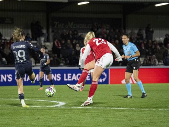 Alessia Russo of Arsenal during the UEFA Women?s Champions League match between Arsenal and Real Madrid at Meadow Park on November 19, 2025 n Borehamwood, England. Copyright: xElliotxLegg SPPx Sportspressphoto_SPR64033